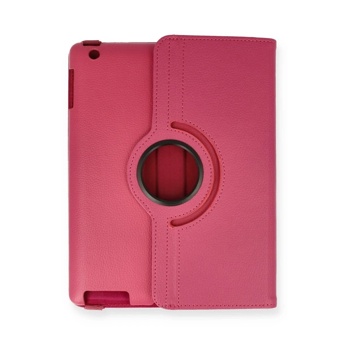 Apple iPad 4 9.7 Kılıf 360 Tablet Deri Kılıf - Pembe