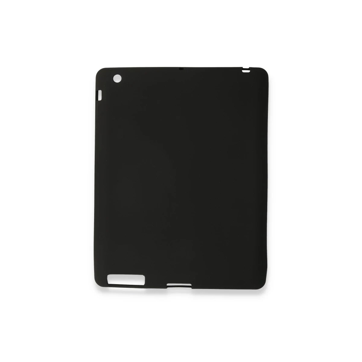 Apple iPad 4 9.7 Kılıf Evo Tablet Silikon - Siyah