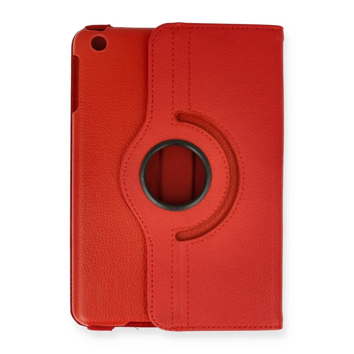 Apple iPad Mini 1 Kılıf 360 Tablet Deri Kılıf - Kırmızı