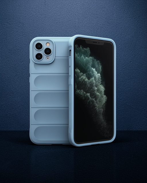 Apple İphone 11 Pro Kılıf Optimum Silikon - Sky Blue