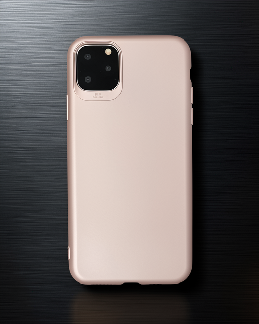 Apple İphone 11 Pro Max Kılıf First Silikon - Rose Gold