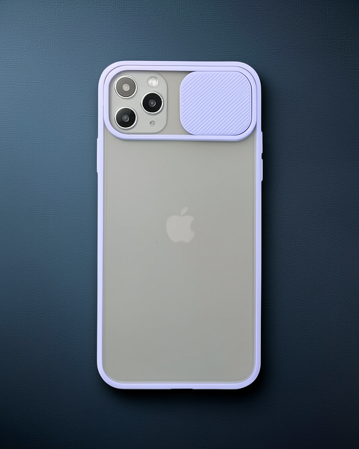 Apple İphone 11 Pro Max Kılıf Palm Buzlu Kamera Sürgülü Silikon - Lila