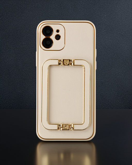Apple İphone 12 Kılıf Coco Elit Kapak - Gold