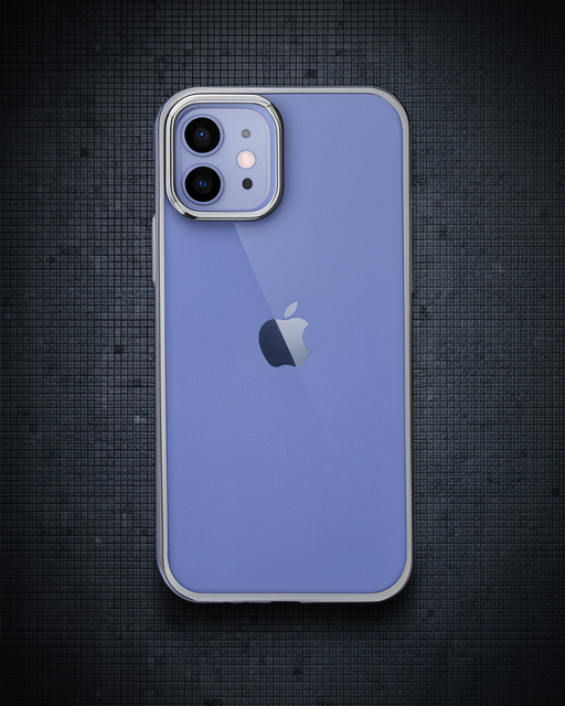 Apple İphone 12 Kılıf Element Silikon - Gümüş