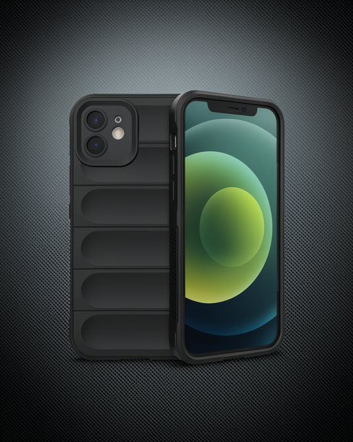 Apple İphone 12 Kılıf Optimum Silikon - Siyah