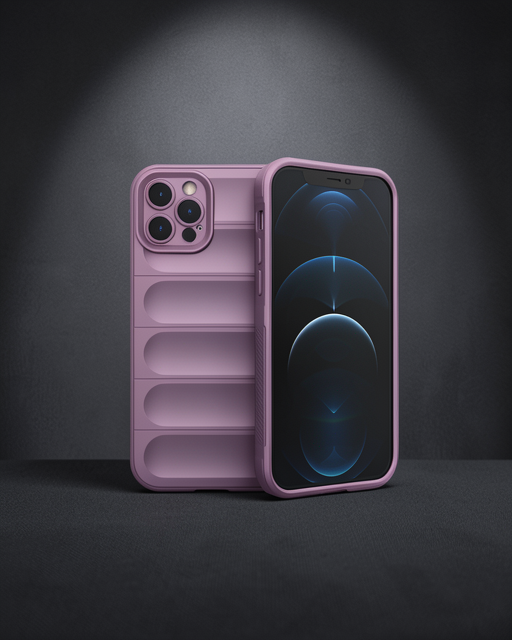Apple İphone 12 Pro Kılıf Optimum Silikon - Mor