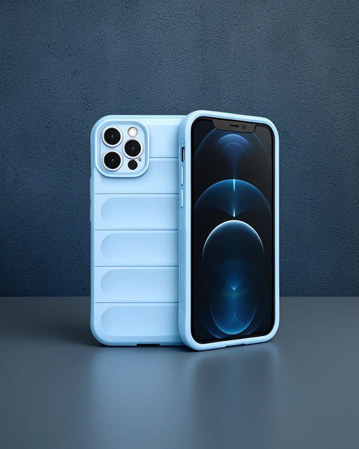 Apple İphone 12 Pro Kılıf Optimum Silikon - Sky Blue