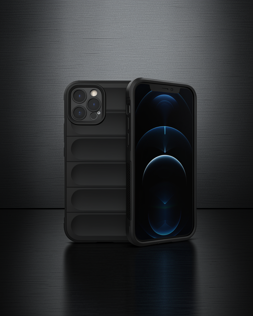 Apple İphone 12 Pro Kılıf Optimum Silikon - Siyah