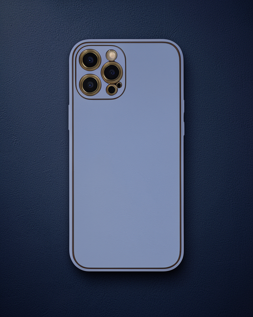 Apple İphone 12 Pro Max Kılıf Coco Deri Silikon Kapak - Açık Lila
