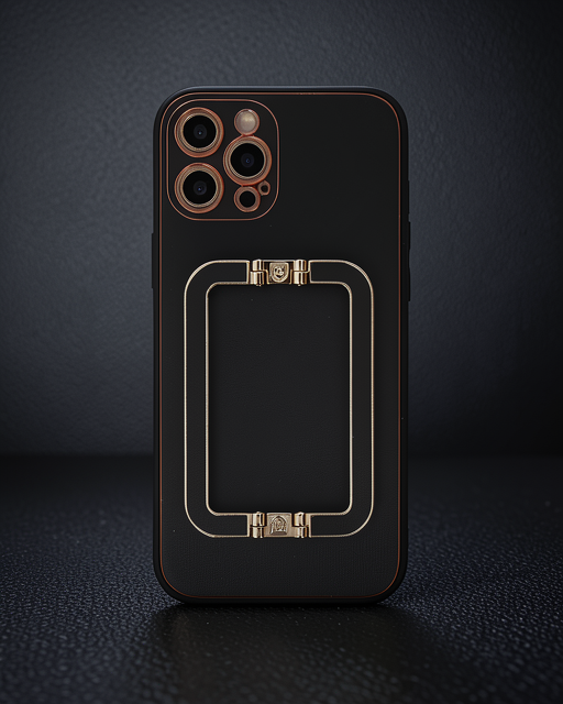Apple İphone 12 Pro Max Kılıf Coco Elit Kapak - Siyah