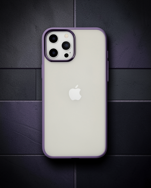 Apple İphone 12 Pro Max Kılıf Element Silikon - Mor