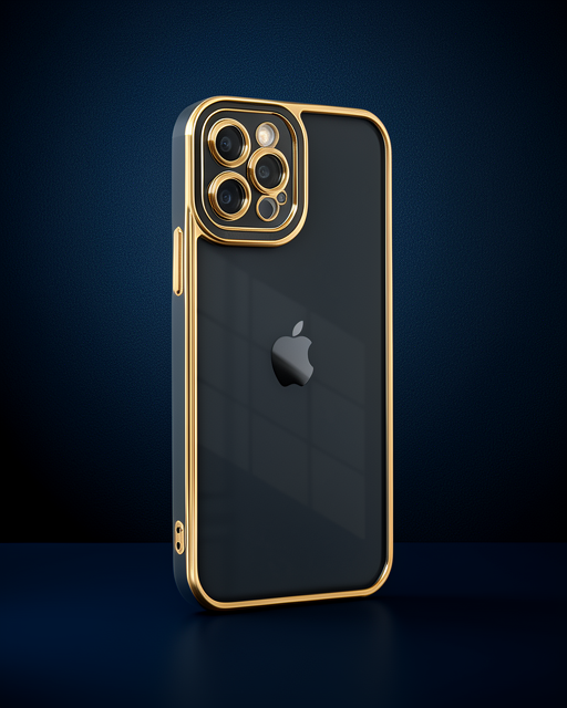 Apple İphone 12 Pro Max Kılıf Liva Lens Silikon - Siyah