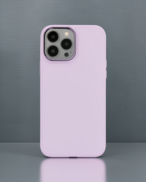 Apple İphone 13 Pro Kılıf Asya Deri Silikon - Lila