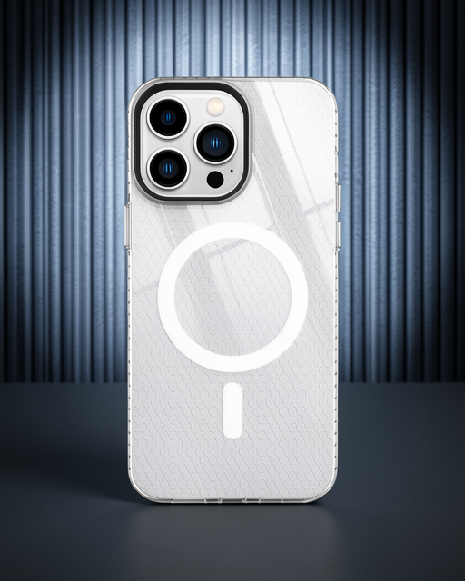 Apple İphone 13 Pro Kılıf Beta Magneticsafe Silikon - Şeffaf