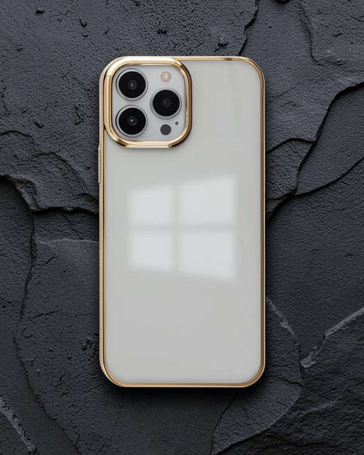 Apple İphone 13 Pro Kılıf Element Silikon - Gold