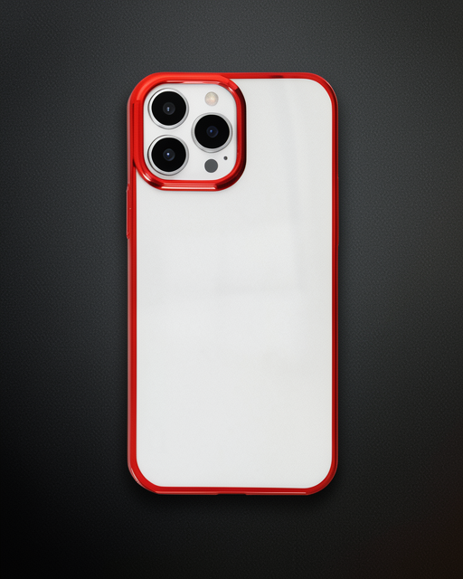 Apple İphone 13 Pro Kılıf Element Silikon - Kırmızı