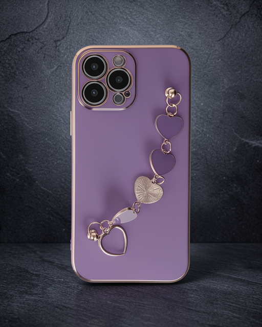 Apple İphone 13 Pro Kılıf Esila Silikon - Mor