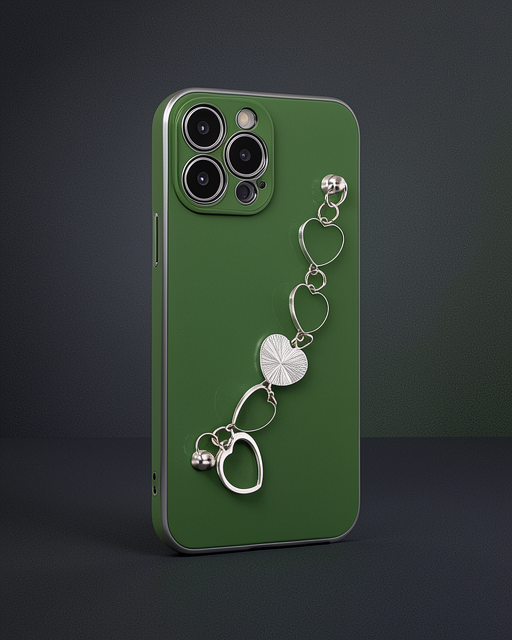 Apple İphone 13 Pro Max Kılıf Esila Silikon - Su Yeşili