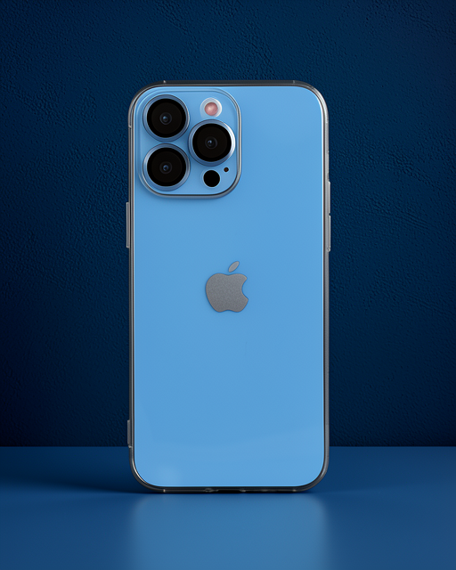 Apple İphone 13 Pro Max Kılıf Luko Lens Silikon - Sierra Blue