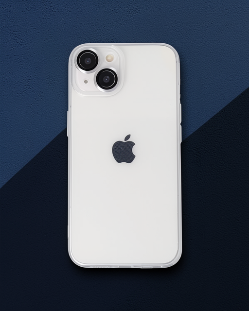 Apple İphone 14 Kılıf Luko Lens Silikon - Gümüş