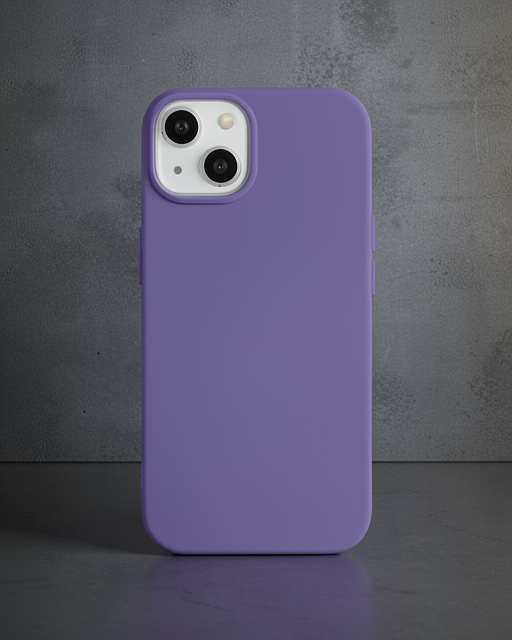 Apple İphone 14 Plus Kılıf Nano İçi Kadife Silikon - Mor