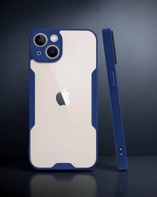 Apple İphone 14 Plus Kılıf Platin Silikon - Lacivert
