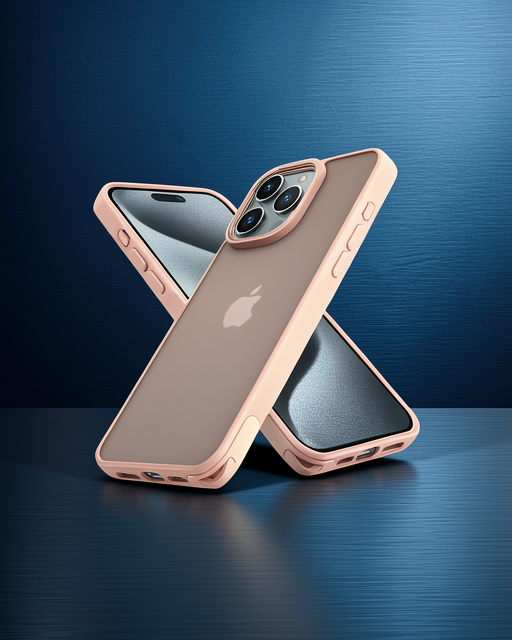 Apple İphone 14 Pro Kılıf Elegant Kapak - Pudra