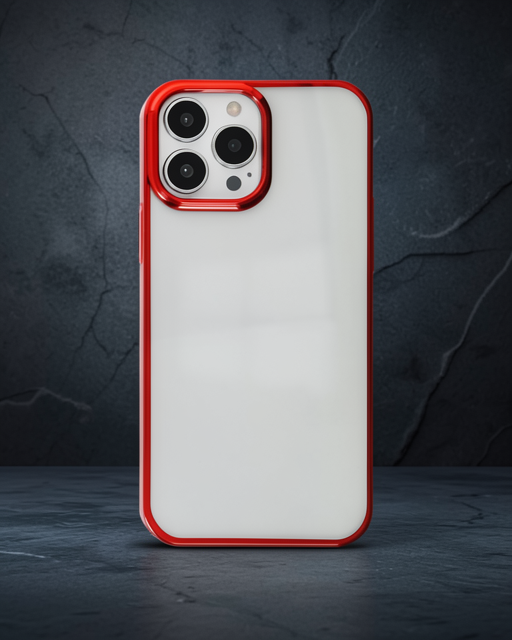 Apple İphone 14 Pro Kılıf Element Silikon - Kırmızı