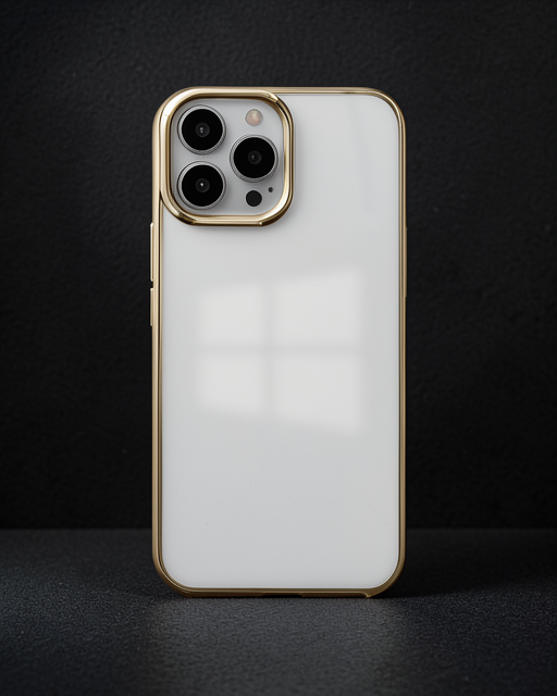 Apple İphone 14 Pro Kılıf Element Silikon - Gold