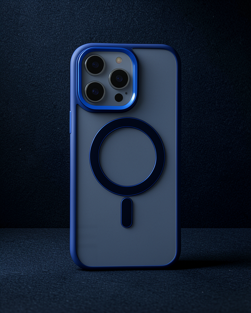 Apple İphone 14 Pro Kılıf Room Magneticsafe Silikon - Lacivert