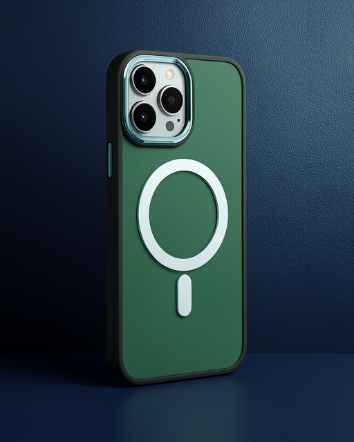 Apple İphone 14 Pro Kılıf Room Magneticsafe Silikon - Köknar Yeşili