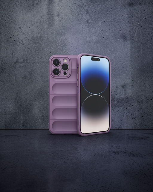 Apple İphone 14 Pro Max Kılıf Optimum Silikon - Mor