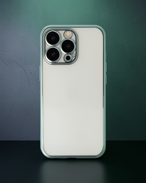 Apple İphone 14 Pro Max Kılıf Razer Lensli Silikon - Yeşil