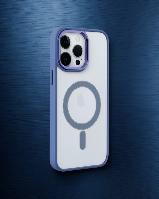 Apple İphone 14 Pro Max Kılıf Room Magneticsafe Silikon - Sierra Blue