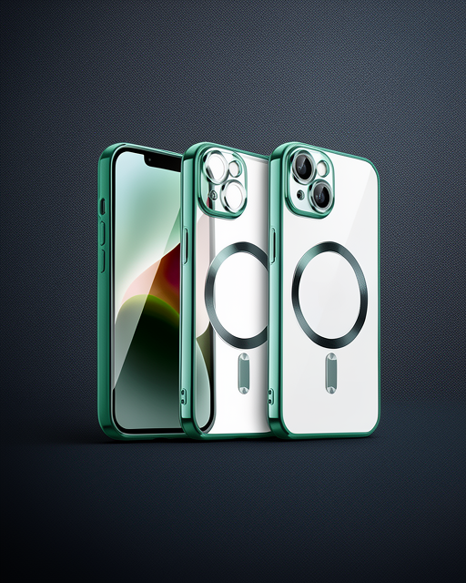 Apple İphone 15 Kılıf Kross Magneticsafe Kapak - Açık Yeşil