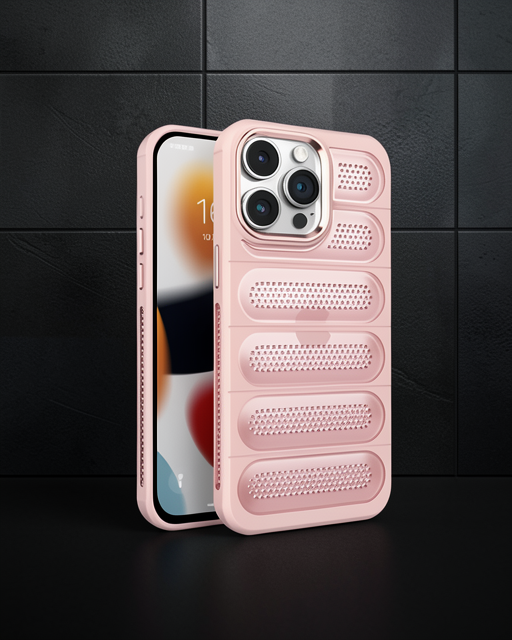 Apple İphone 15 Pro Kılıf Airmax Silikon Kapak - Pembe