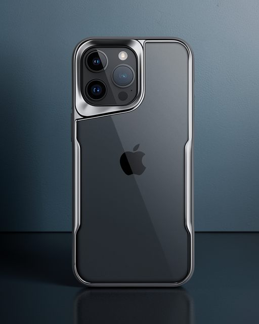 Apple İphone 15 Pro Max Kılıf Boyi Silikon Kapak - Titan Gri