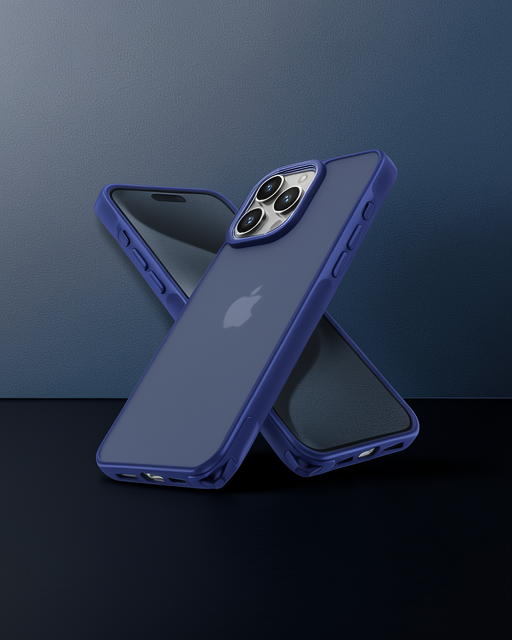 Apple İphone 15 Pro Max Kılıf Elegant Kapak - Lacivert