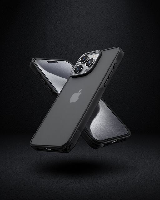 Apple İphone 15 Pro Max Kılıf Elegant Kapak - Siyah