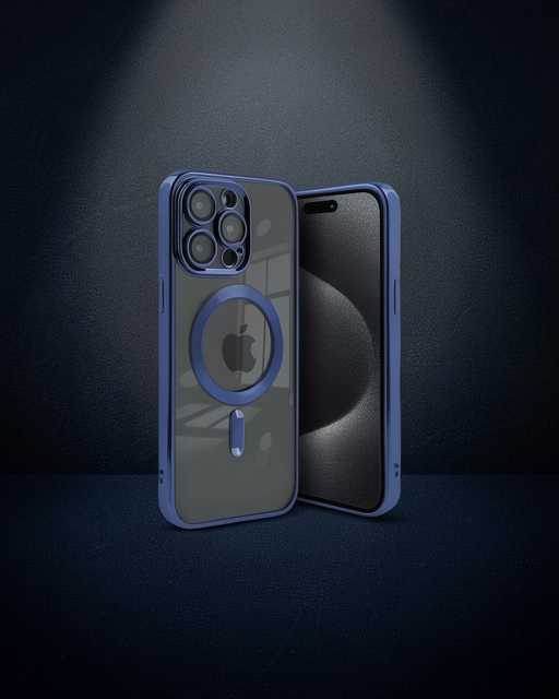 Apple İphone 15 Pro Max Kılıf Kross Magneticsafe Kapak - Lacivert