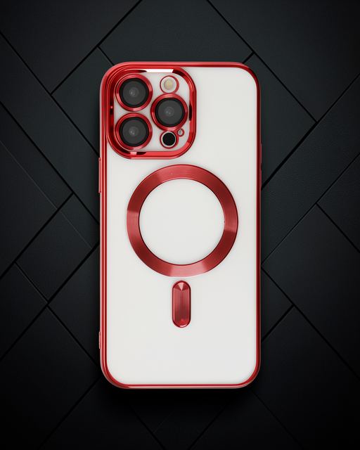 Apple İphone 15 Pro Max Kılıf Kross Magneticsafe Kapak - Kırmızı