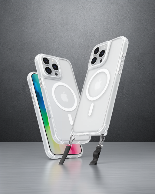Apple İphone 16 Pro Kılıf Enka Magsafe Silikon Kılıf - Şeffaf