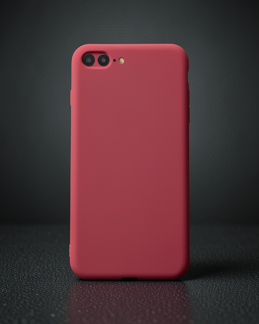 Apple İphone 7 Plus Kılıf First Silikon - Bordo
