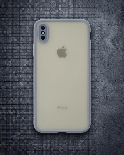 Apple İphone X Kılıf Montreal Silikon Kapak - Gri