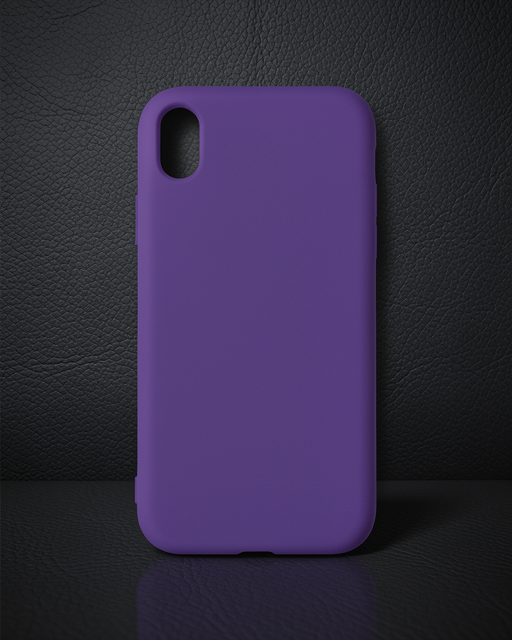 Apple İphone Xr Kılıf Nano İçi Kadife Silikon - Mor