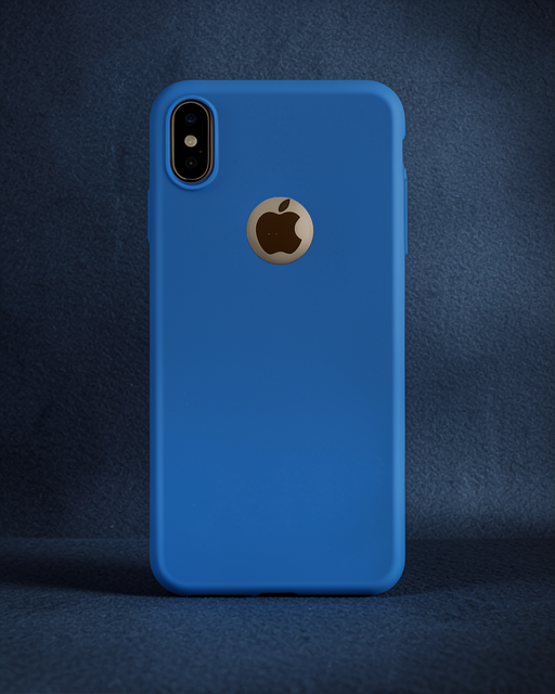 Apple İphone Xs Max Kılıf First Silikon - Mavi