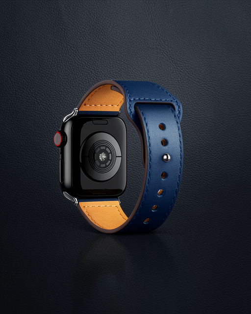 Apple Watch 38mm Kr415 Luaz Deri Kordon (saat Değildir) - Lacivert