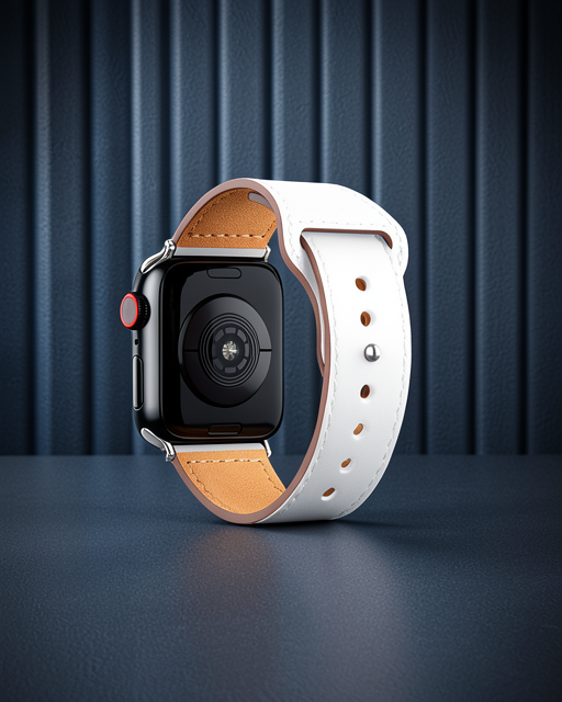 Apple Watch 38mm Kr415 Luaz Deri Kordon (saat Değildir) - Beyaz