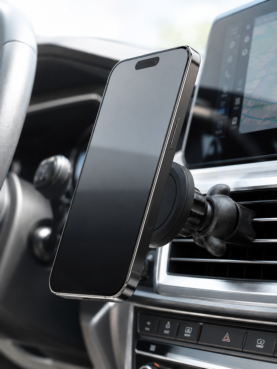 Araç İçi Manyetik Telefon Tutucu Havalandırma Klipsli Telefon Standı