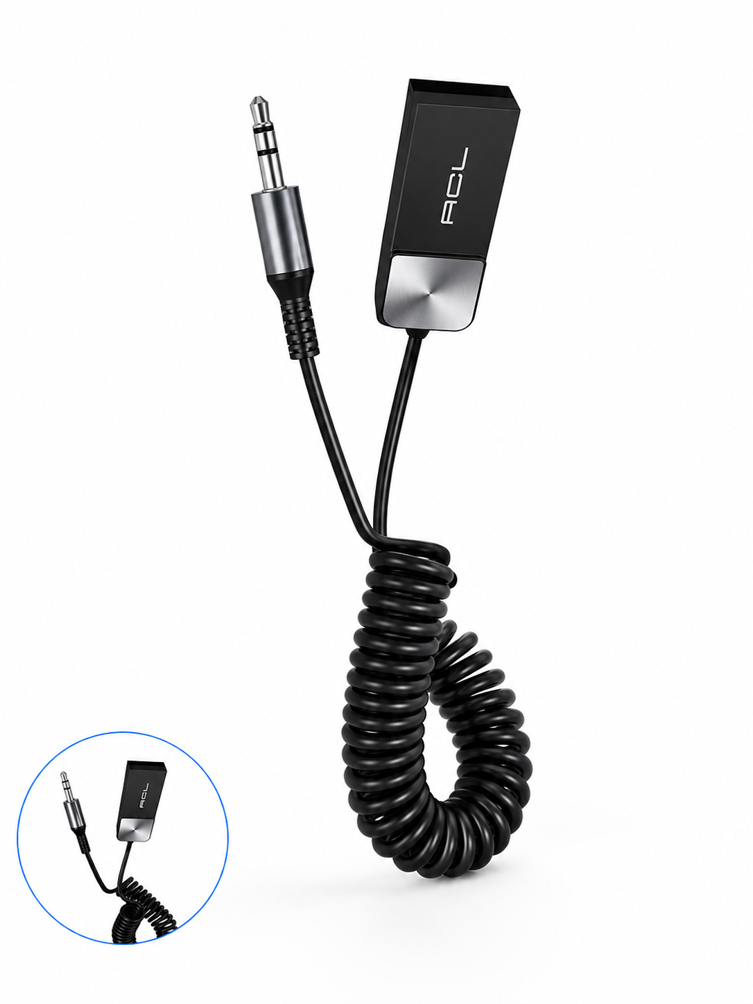 Araç ve Ev Ses Sistemleri İçin Bluetooth AUX Adaptörü